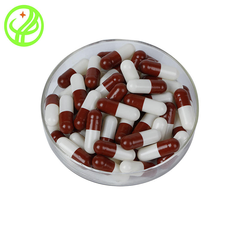 Red and white HPMC capsule