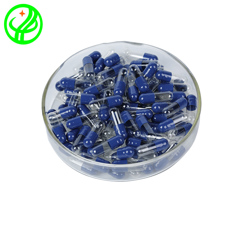 Blue transparent HALAL Capsule
