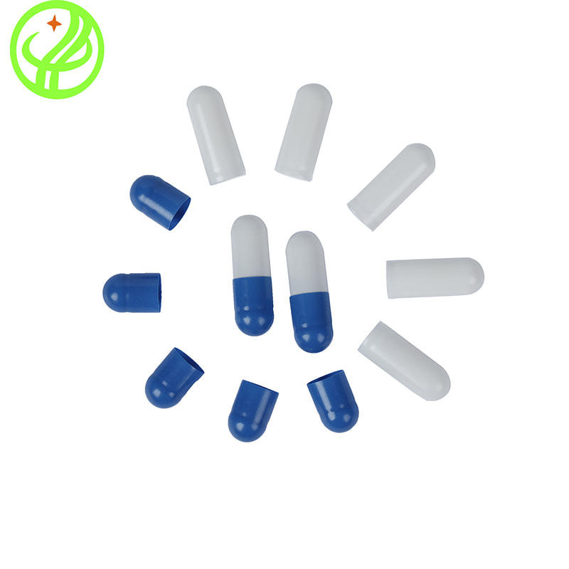 Blue white-3 Gelatin capsule