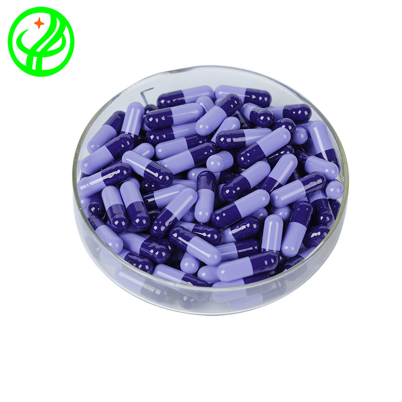 Dk purple Lt. purple HALAL Capsule
