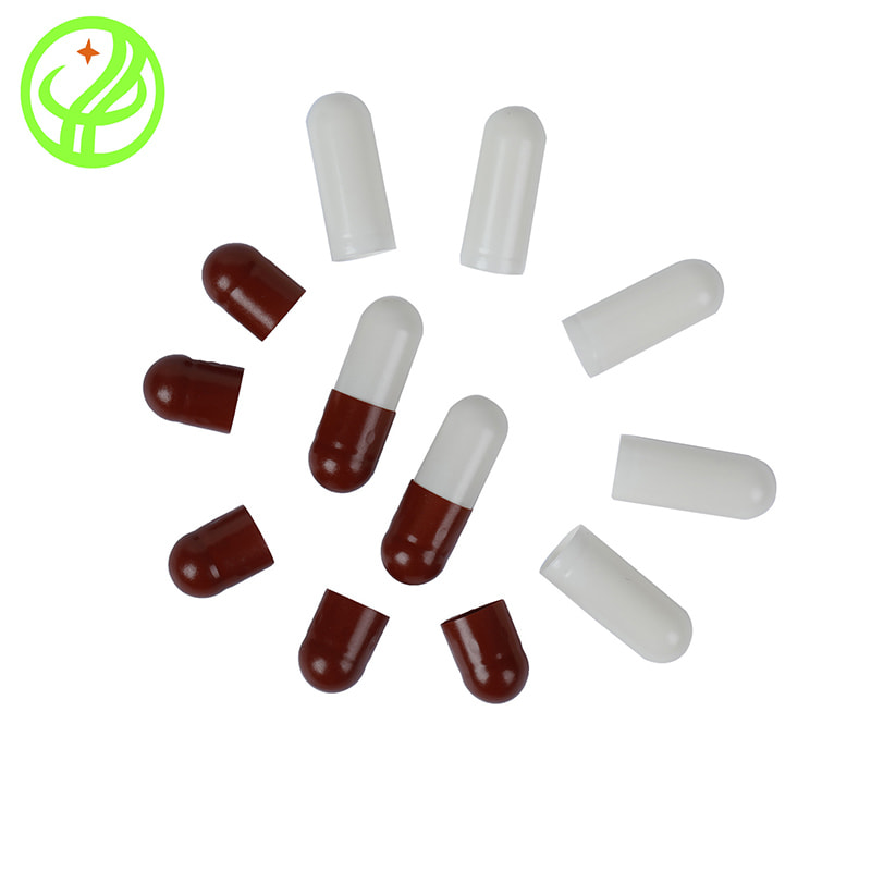 Marron White Gelatin capsule