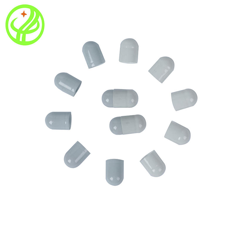White Grey Gelatin capsule