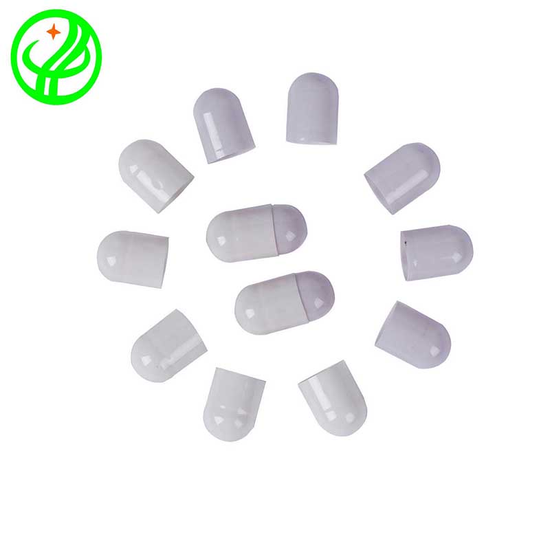 white pink Gelatin capsule