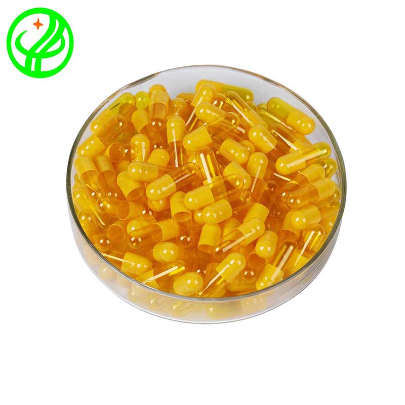 Yellow transparent HALAL Capsule